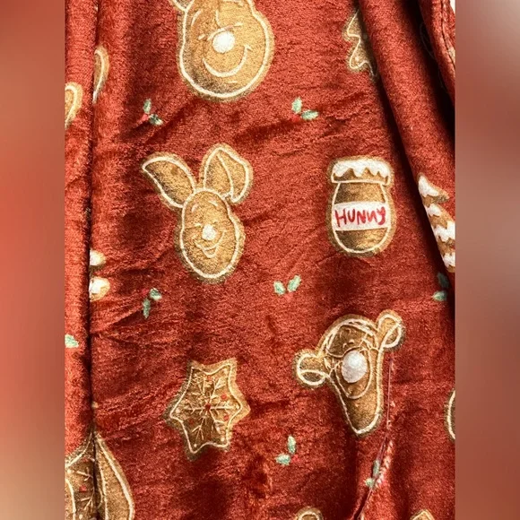 Disney Winnie the Pooh Gingerbread Sherpa-Lined Robe (2XL/3XL) - Picture 4 of 8